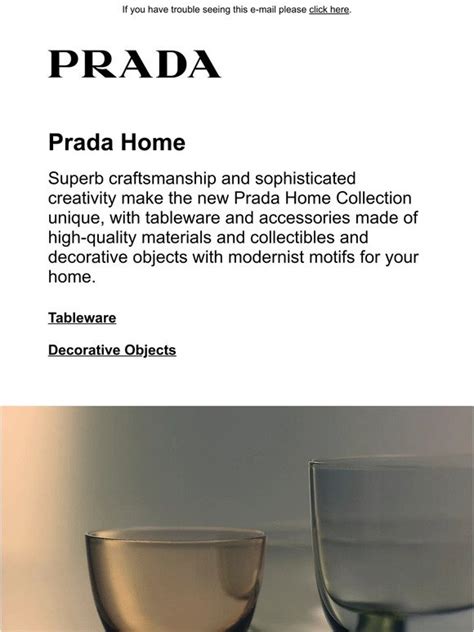 collezione arredamento prada|Prada Home: Tavola .